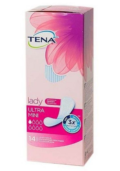Прокладки урологические TENA Lady Ultra Mini 14шт фотография