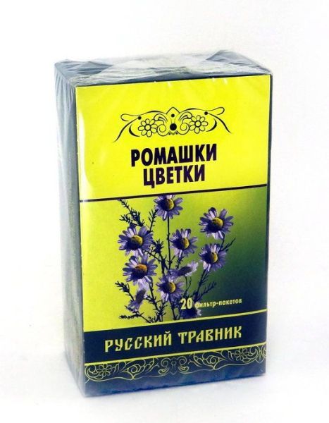 Русский травник ромашки цветки здоровье 20 фильтрпакетов фотография