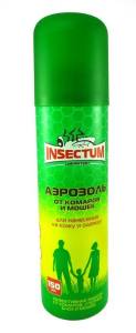 Инсектум аэрозоль от комаров и мошек 150мл