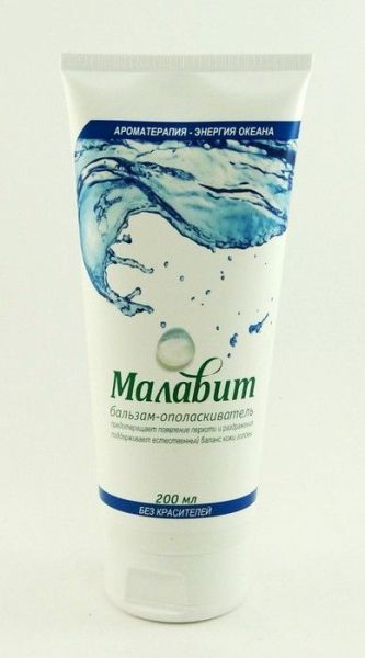 Малавит ароматерапия бальзам-ополаскиватель для всех типов волос Энергия Океана 200мл фотография
