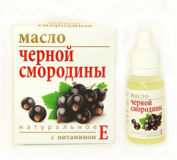 Масло черной смородины натуральное с витамином Е, 15 мл фотография