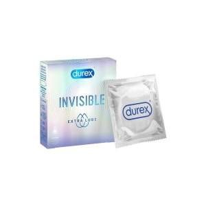 Презерватив Дюрекс invisible extra lube №3
