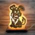 Лампа солевая собака 1,5-2,5 кг фотография