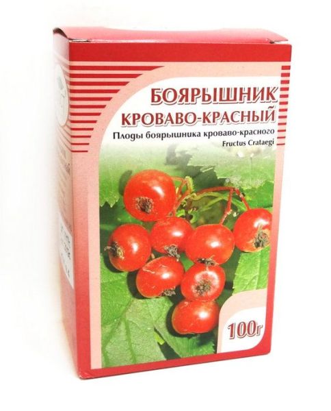 Боярышник кроваво-красный (плоды), 100 г фотография