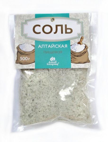 Соль пищевая Алтай-Старовер, 500г фотография