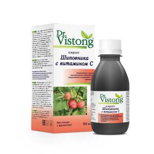 Сироп шиповника с витамином c dr. vistong 150мл