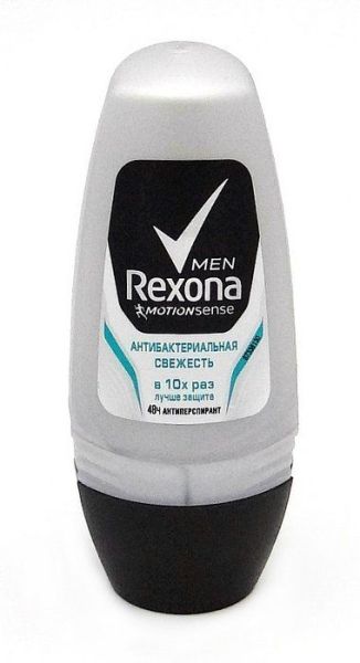Антиперспирант Rexona Men ролик антибактериальная свежесть 50мл фотография