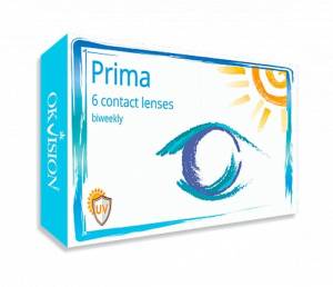 Линзы контактные Okvision Prima biweekly 55% 1шт