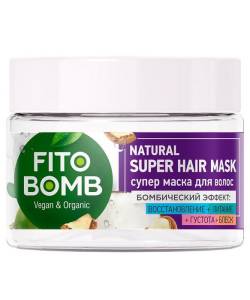 Маска для волос Восстановление + Питание + Густота + Блеск серии Fito Bomb 250мл