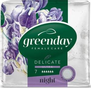Прокладки Green Day Ultra Night dry delicate №7
