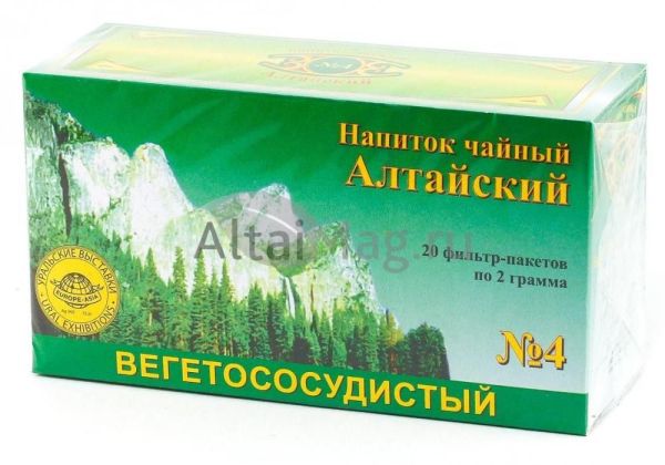Чайный напиток Алтайский № 4 - Вегетососудистый (пакетированный) фотография